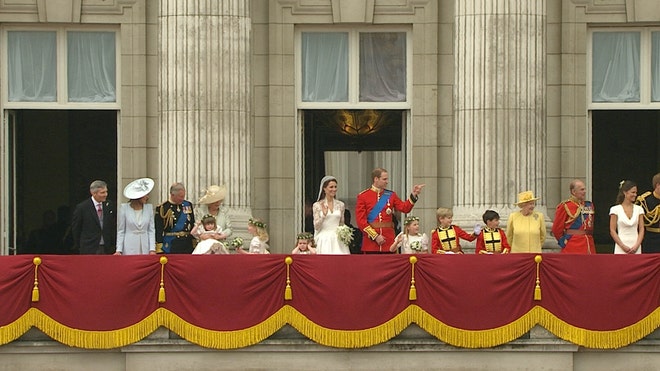 Britain Royal Wedding family on Buckingham Palace balcony